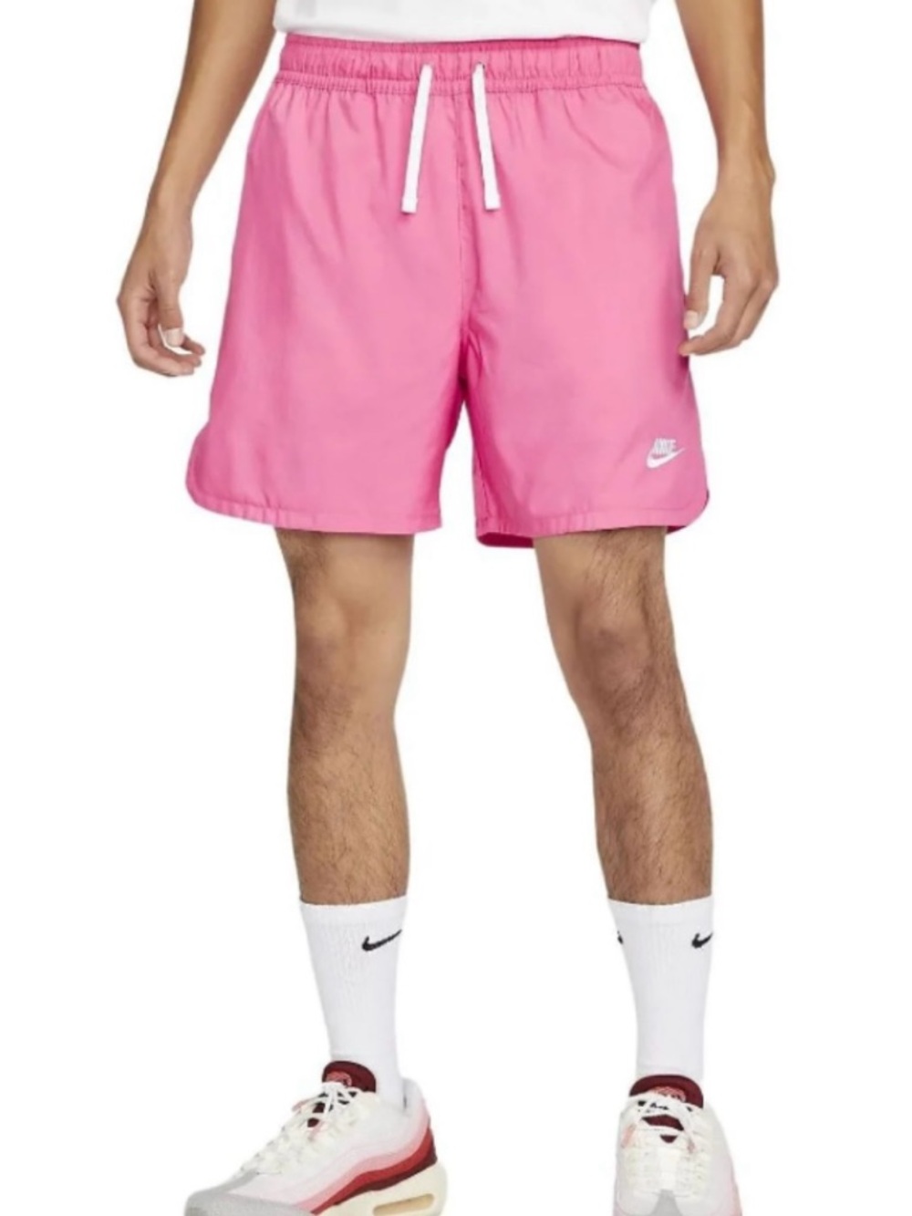 Nike Club Pink Men’s Woven Flow Shorts, size med